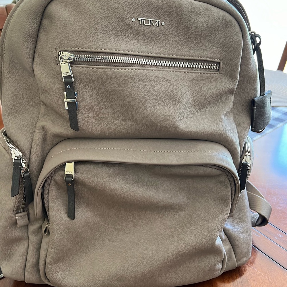 Womens Tumi leather backpack